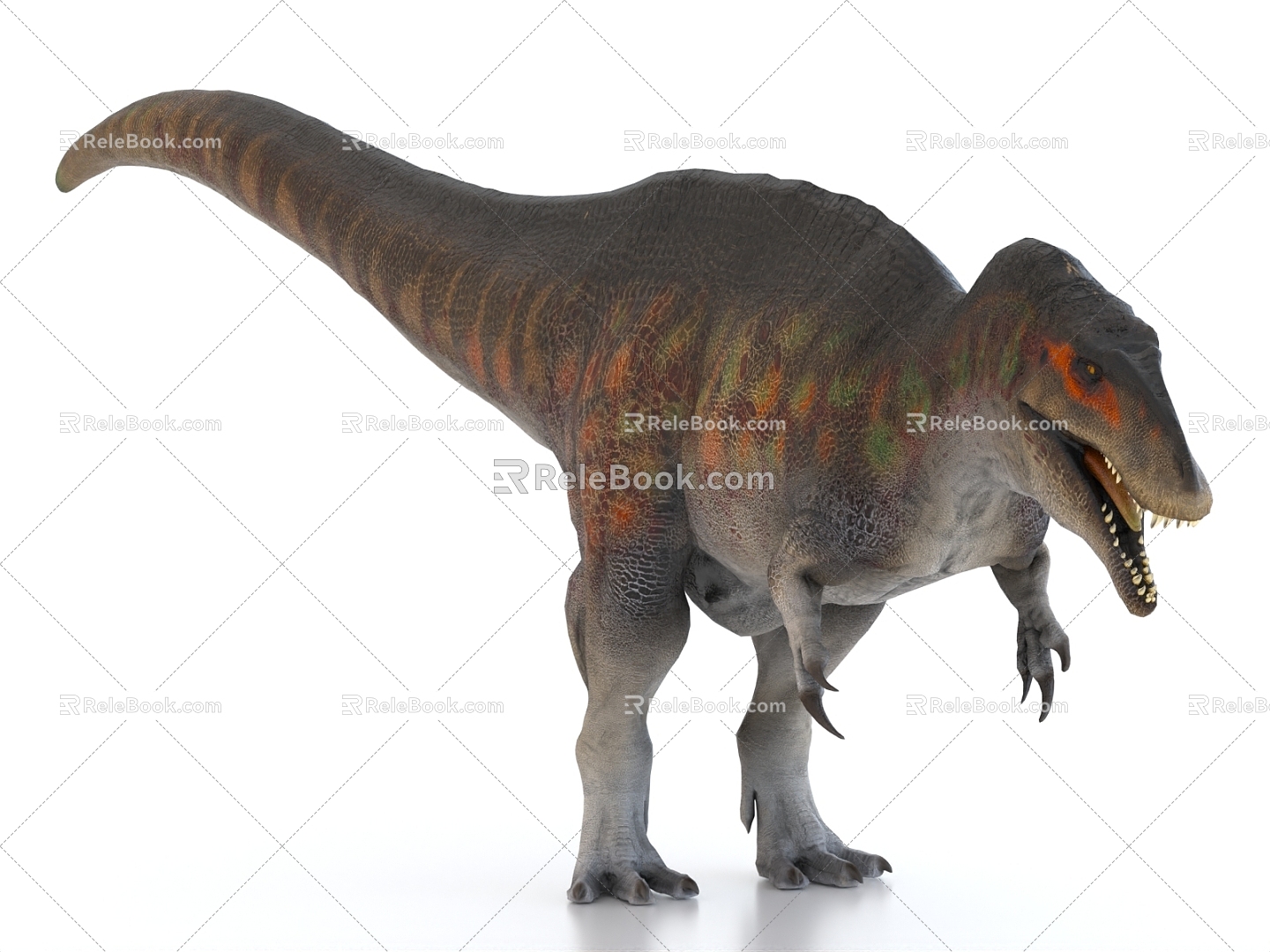 High Spinosaurus Dinosaur 3d model