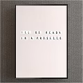 White LOVE Letters Arranged On Light Background With Dark Frame