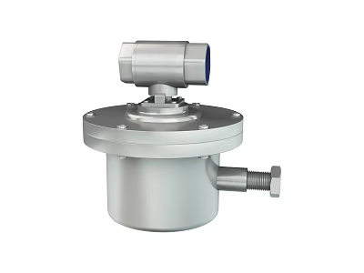 Stainless Steel Hardware Tool With Flange Base Cylindrical Body And Connector 3d model