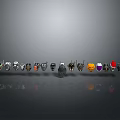 Sci-Fi Helmet Alien Helmet Helmet High Tech Helmet Game Helmet Helmet Helmet 3d model