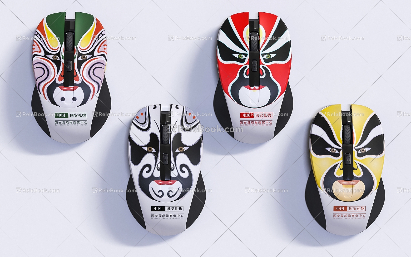 Mouse National Tide Mouse Face Mask Mouse National Style Mouse Peking Opera Mouse Creative Products model