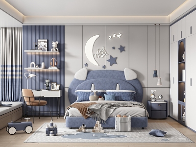 Modern Children's Room 3d model