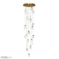 Elegant Modern Chandelier With Crystal Pendants For Home Interior Decor