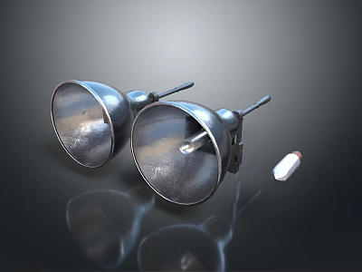 Searchlight Spotlight Stage Lighting Stage Lighting Equipment Lighting Lamp Photo Car Lighting Equipment 3d model