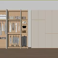 Simple wardrobe 3d model