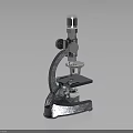 Laboratory Microscope with Adjustable Focus Knob Metal Stage and Stable Base
