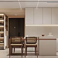 Modern Living Dining Room Interior Design With White Sofa Green Cushions And Round Coffee Table