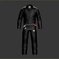 Black Brazilian Jiu Jitsu Gi With Yellow Accents And Martial Arts Belt