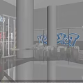 Modern VETEMENTS Flagship Store with Open Layout Glass Doors Display Tables and Contemporary Interior Design