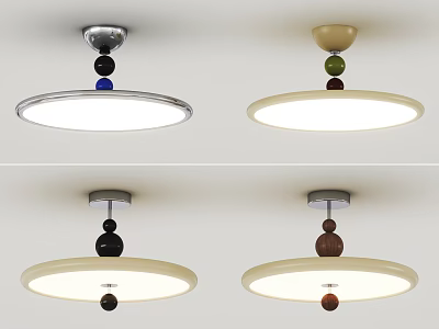 Middle Ancient Ceiling Lamp Retro Ceiling Lamp Bedroom Ceiling Lamp Nordic Ceiling Lamp 3d model