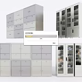 Modern Bookcase Storage Designs With Open Shelves Cabinet Doors And White Gray Finishes