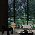 Reception Rest Area 3d model