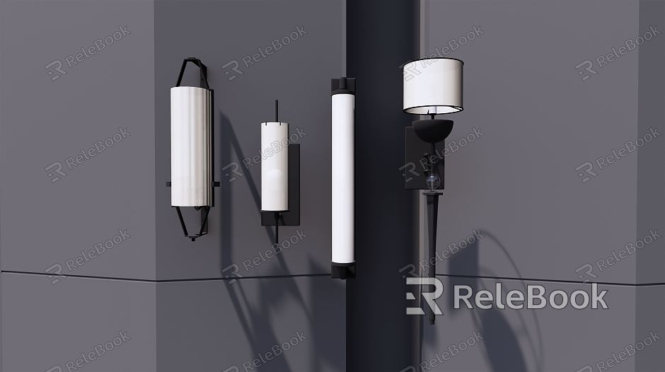 Modern wall lamp model