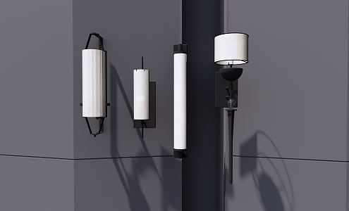 Modern wall lamp 3d model