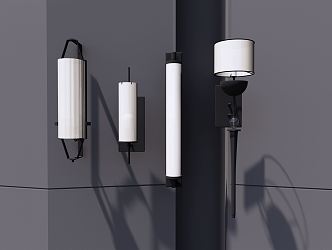 Modern wall lamp 3d model