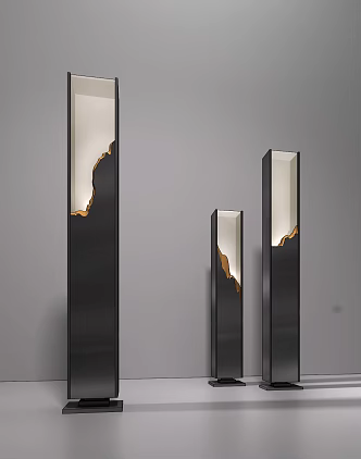 New Chinese shaped floor lamp floor lamp 3d model