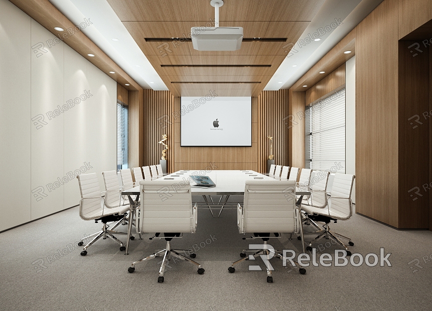 Modern Meeting Room Meeting Table and Chair model