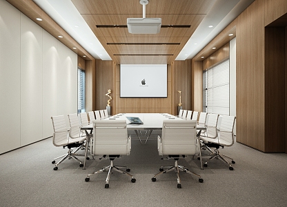 Modern Meeting Room Meeting Table and Chair 3d model