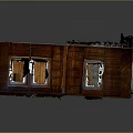 Unfinished Interior Construction With Wooden Framing Floor Joists Wall Studs And Electrical Wiring
