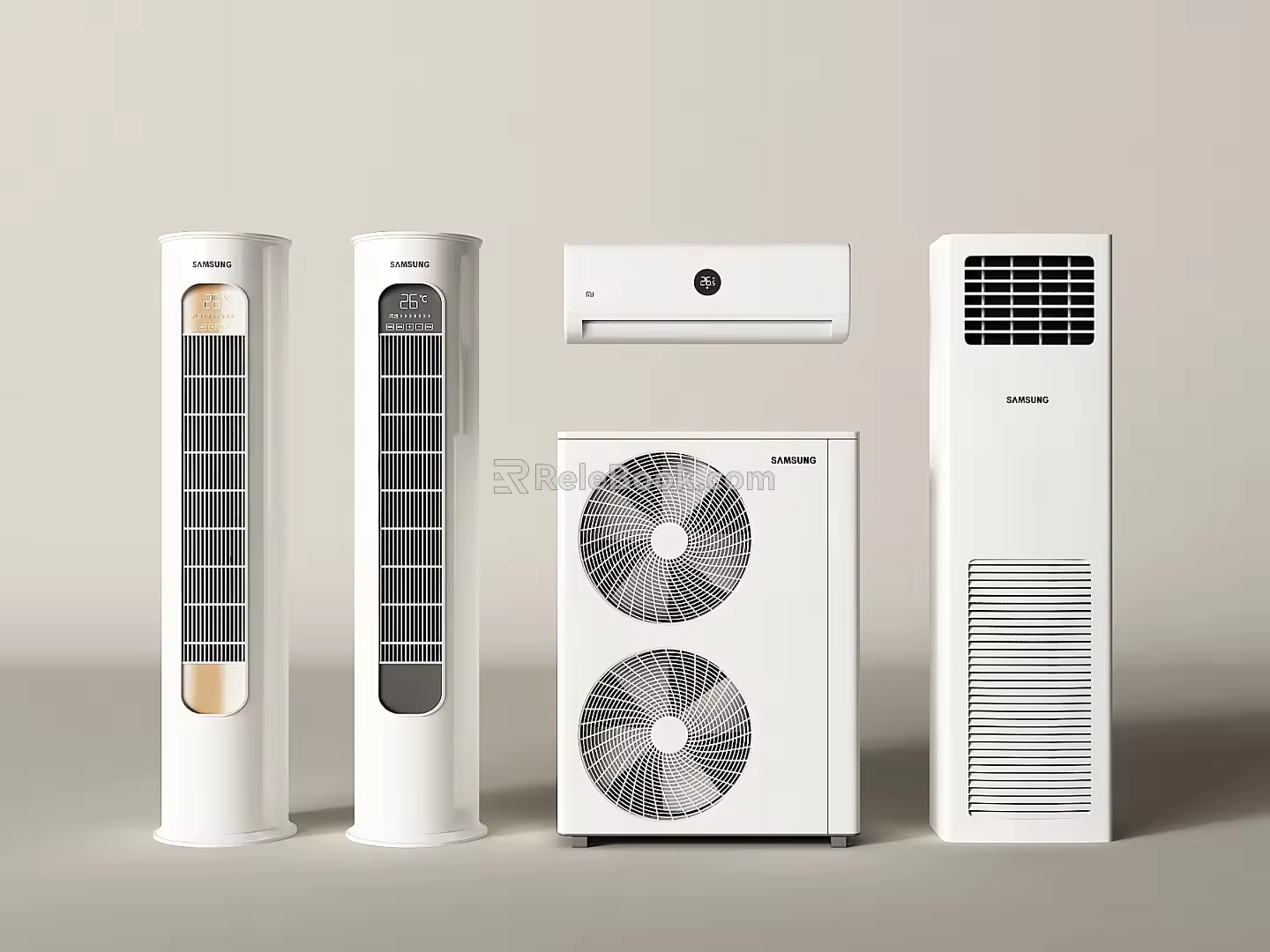 Air Conditioning Vertical Air Conditioning Air Conditioning On-hook Air Conditioning External Central Air Conditioning Air Conditioning Cabinet Floor Air Conditioning 3d model