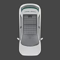 Silver Electric Crossover Car With Sleek Body LED Headlights And Alloy Wheels