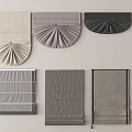 Various Roman Blinds With Pleated Top Designs In Beige Gray And Dark Gray