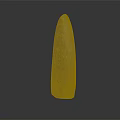 Ancient Conical Stone Tool With Central Hole Displayed On Dark Background 3d model