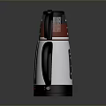 Modern Stainless Steel Electric Kettles With Silver Black And Red Design For Household Use