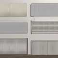 Modern Upholstered Gray Headboards With Textured Paneled And Vertical Striped Designs