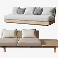 Nordic Combination Sofa Combination 3d model