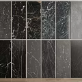 Modern Interior Wall Panels With Various Marble Textures And Color Options 3d model
