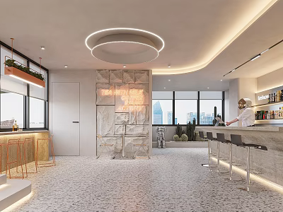 Bar 3d model