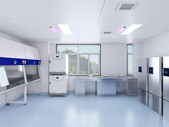 Cell Room Laboratory Clean Room P2 Laboratory 3d model