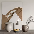 Modern Ornaments Combination Vase Ornaments Combination 3d model