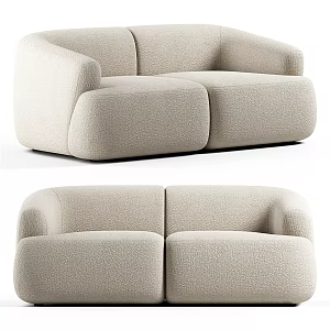 Double sofa 3d model
