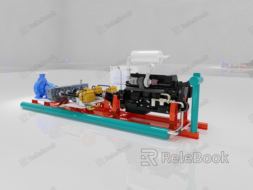 Industrial water pump unit model