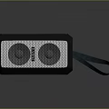Anker Portable Wireless Bluetooth Speaker Blue Black Mesh Design with Lanyard and Stereo Sound