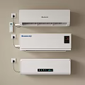 Gree Midea Air Conditioner Fan With Digital Temperature Display And Remote Control