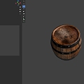 Wooden Barrel Wine Barrel Wood Barrel Wood Barrel Oak Barrel Wine Cellar Wine Storage 3d model