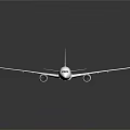 Singapore Airlines Modern Airliner With White Blue Yellow Stripes Wing Tail Design On Dark Background