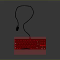 Keyboard Wireless Keyboard Computer Configuration Bluetooth Keyboard Gaming Keyboard Mechanical Keyboard Women's Keyboard 3d model