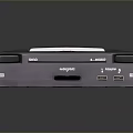 Pioneer Black Computer External Peripheral Device With USB Ports And Classic Design
