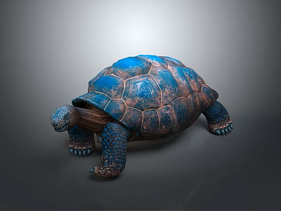 Turtle Cartoon Turtle Snapping Turtle Chickbill Turtle Reptile Cold Blooded Animal Reptile Class 3d model