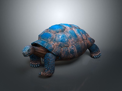 Turtle Cartoon Turtle Snapping Turtle Chickbill Turtle Reptile Cold Blooded Animal Reptile Class 3d model