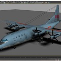 Transport 9 Transport Aircraft Military Transport Aircraft Transport 9 Y9 Air Police 200 Anniversary Parade Aircraft Domestic Transport Aircraft 3d model