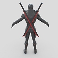 Science Fiction Ninja Science Fiction Warrior Future Warrior Science Fiction Man Ninja Low Face Number Low Model Simple Model Game Sub-era Movie and TV Level Super Realistic High Precision 3d model