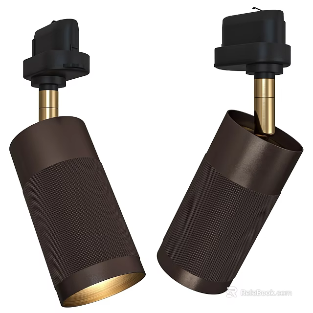 Modern Downlights and Spotlights with Sleek Metal Design for Home Interior Lighting 3d model 