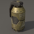 Grenade Grenade Sci-fi Grenade Smoke Bomb Flash Bomb High Explosive Bomb Tear Bomb Grenade Simple Mold Grenade Low Mold Low Face Grenade Game Grenade 3d model