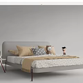 Modern children bedside table 3d model