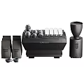 Modern Daily Use Coffee Household Appliances With Grinder Machine Cups And Bean Bags